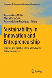Cover von Sustainability in Innovation and Entrepreneurship