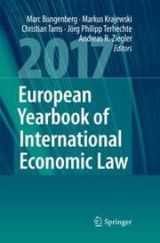 Cover von European Yearbook of International Economic Law 2017