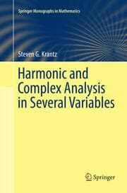Cover von Harmonic and Complex Analysis in Several Variables