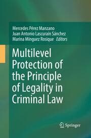 Cover von Multilevel Protection of the Principle of Legality in Criminal Law