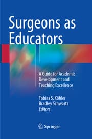 Cover von Surgeons as Educators