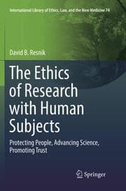 Cover von The Ethics of Research with Human Subjects
