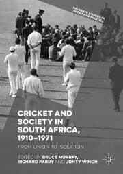 Cover von Cricket and Society in South Africa, 1910-1971