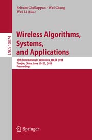Cover von Wireless Algorithms, Systems, and Applications