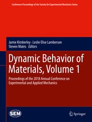 Cover von Dynamic Behavior of Materials, Volume 1