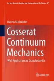 Cover von Cosserat Continuum Mechanics
