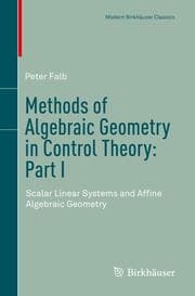 Cover von Methods of Algebraic Geometry in Control Theory: Part I