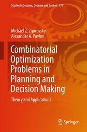 Cover von Combinatorial Optimization Problems in Planning and Decision Making