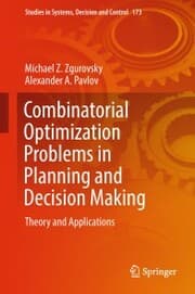 Cover von Combinatorial Optimization Problems in Planning and Decision Making