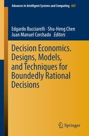 Cover von Decision Economics. Designs, Models, and Techniques for Boundedly Rational Decisions