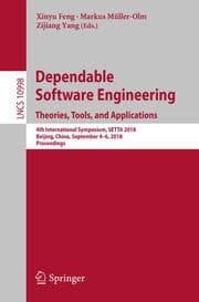 Cover von Dependable Software Engineering. Theories, Tools, and Applications