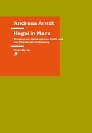 Cover von Hegel in Marx