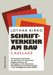 Cover von Schriftverkehr am Bau