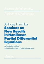 Cover von Seminar on New Results in Nonlinear Partial Differential Equations
