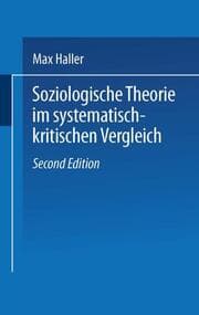 Cover von Soziologische Theorie im systematisch-kritischen Vergleich
