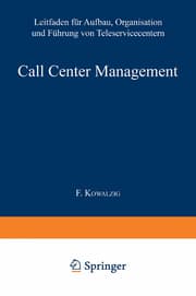 Cover von Call Center Management