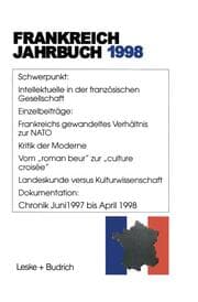 Cover von Frankreich-Jahrbuch 1998