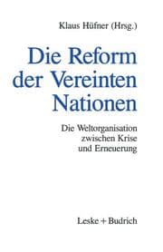 Cover von Die Reform der Vereinten Nationen