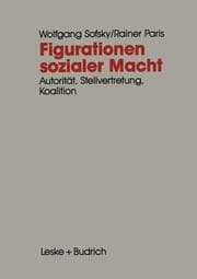 Cover von Figurationen sozialer Macht