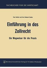 Cover von Einführung in das Zollrecht