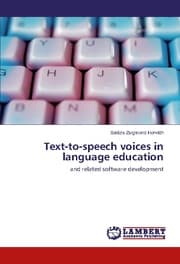 Cover von Text-to-speech voices in language education