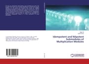 Cover von Idempotent and Nilpotent Submodules of Multiplication Modules