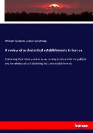 Cover von A review of ecclesiastical establishments in Europe