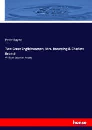 Cover von Two Great Englishwomen, Mrs. Browning & Charlott Brontë