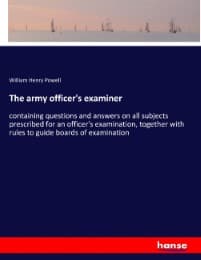 Cover von The army officer's examiner