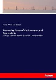 Cover von Concerning Some of the Ancestors and Descendants