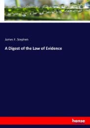 Cover von A Digest of the Law of Evidence