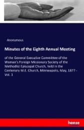 Cover von Minutes of the Eighth Annual Meeting