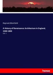 Cover von A History of Renaissance Architecture in England, 1500-1800