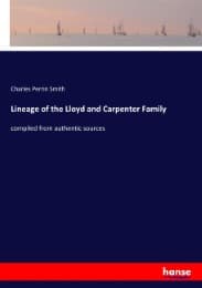 Cover von Lineage of the Lloyd and Carpenter Family