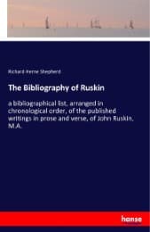 Cover von The Bibliography of Ruskin