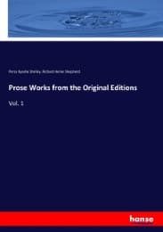Cover von Prose Works from the Original Editions