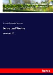 Cover von Lehre und Wehre