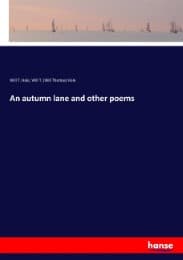 Cover von An autumn lane and other poems