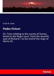 Cover von Pedes Finium