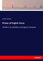 Cover von Primer of English Verse