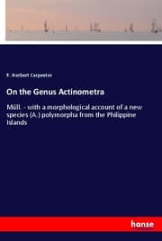 Cover von On the Genus Actinometra