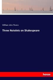 Cover von Three Notelets on Shakespeare