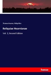 Cover von Reliquiae Hearnianae