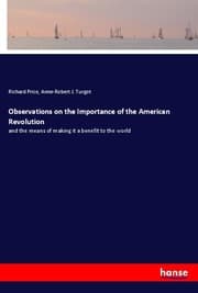 Cover von Observations on the Importance of the American Revolution