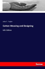 Cover von Cotton Weaving and Designing