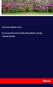 Cover von An account of some of the descendants of Capt. Thomas Brattle