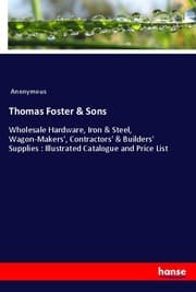 Cover von Thomas Foster & Sons