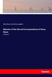Cover von Memoirs of the Life and Correspondence of Henry Reeve
