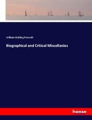 Cover von Biographical and Critical Miscellanies