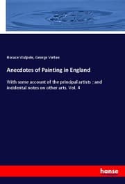 Cover von Anecdotes of Painting in England